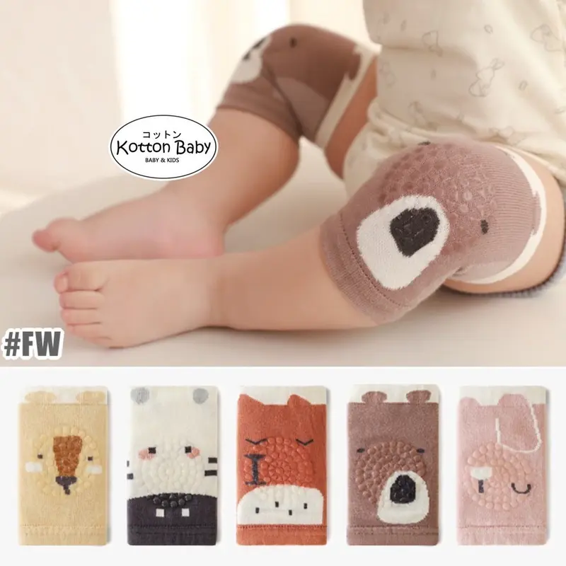 Pelindung Lutut Bayi Karakter / Baby Knee Pad Protector Anti Slip Kaos Kaki Catalog NMBB FW 0