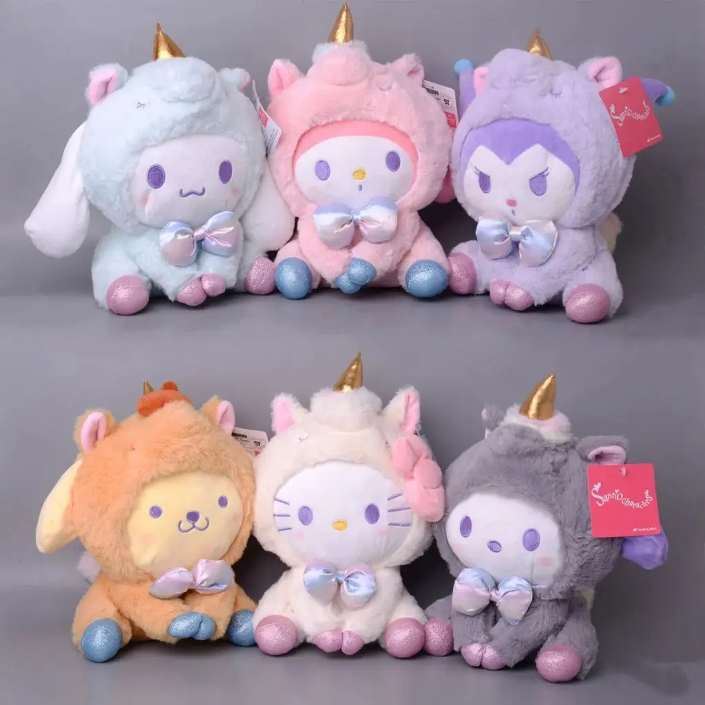 Đồ Chơi Nhồi Bông Kỳ Lân, Sanrio Cinnamoroll Kuromi Hellokitty Pochacco mymelody, 23 Cm, Thích Hợp Làm Quà Tặng Cho Trẻ Em, [Swoan]
