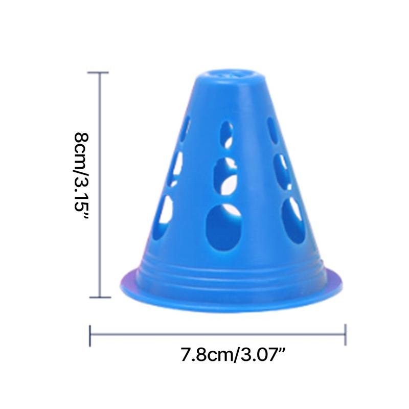 Product Introduction of Sports Cones, 10 Pack Sports Cones Training Cones Traffic Cones Roller Skating Obstacle Training Agility Marker Cones 0