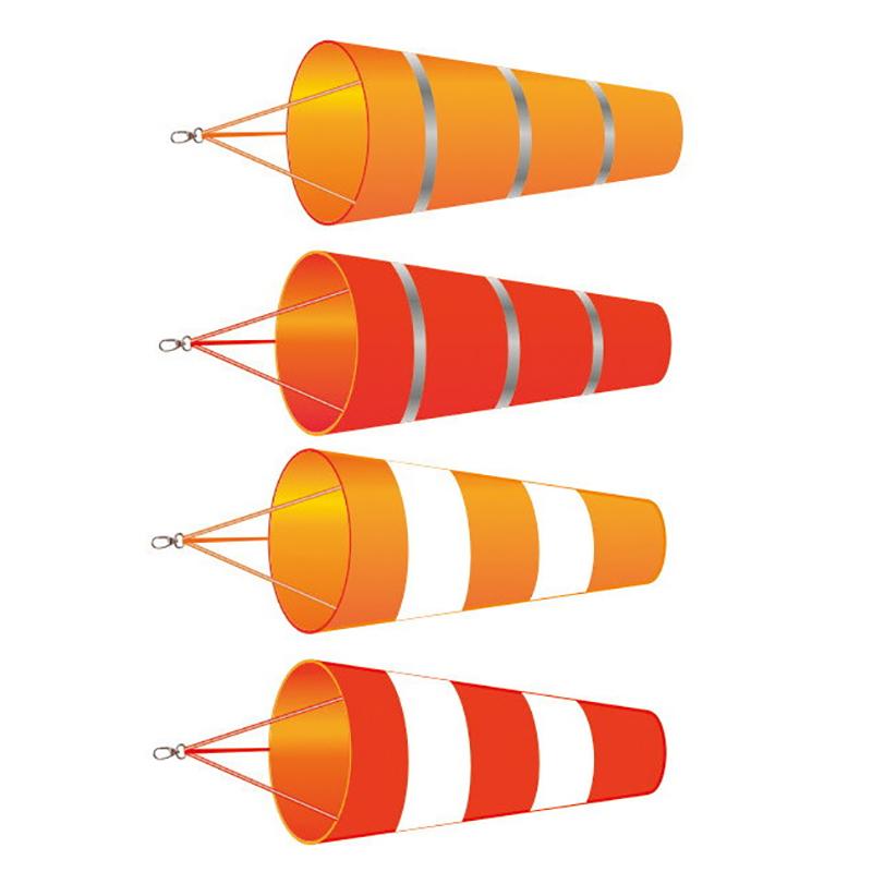 Product Introduction of 60cm Windsock Outdoor Wind Direction Measurement Reflective Belt Rip-stop Weather Vane for Airport Aviation Garden Farm 16
