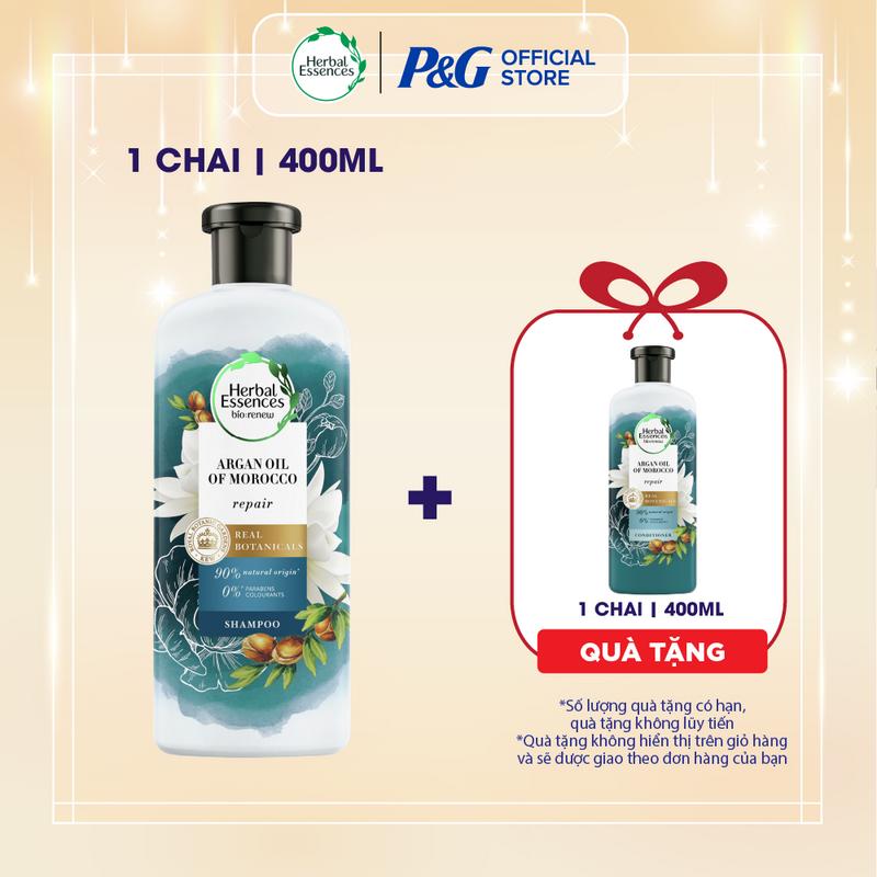 [Mua 1 tặng 1] Dầu Gội HERBAL ESSENCES Chai 400ML Tặng Dầu Xả HERBAL ESSENCES Chai 400ML