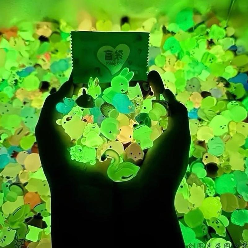 Sét 50 Túi mù mini 1cm dạ quang, túi kẹo bóc quà bí mật dạ quang, blind bag kẹo bóc quà test nhân phẩm cho bé 0