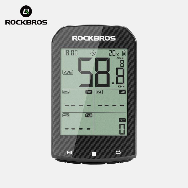 Máy tính xe đạp ROCKBROS M1 Pro GPS Tuổi thọ pin dài 70H Đồng hồ tốc độ đi xe đạp Không dây thông minh ANT + Không thấm nước Thích hợp cho thiết bị đi xe đạp