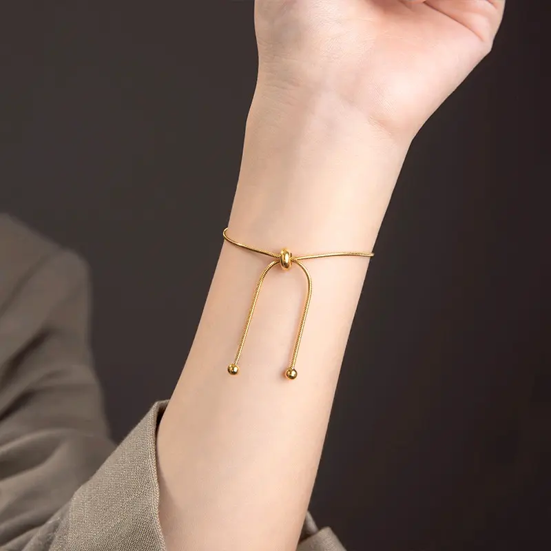 Gelang Tangan Wanita Serut Polos Gl182 0