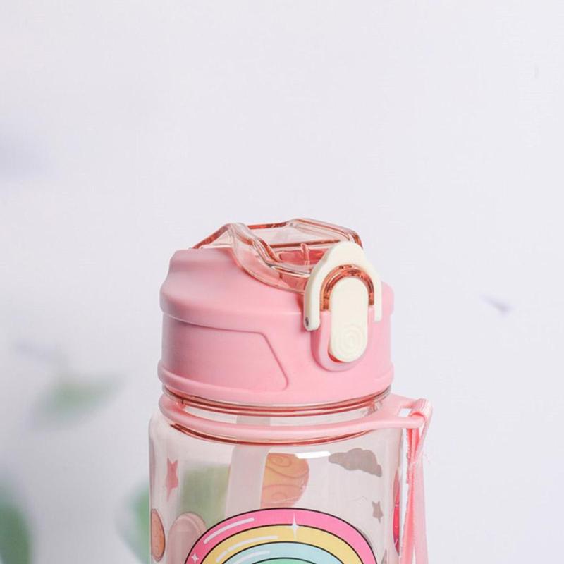 Cốc Nước Phi Hành Gia, Thiết Kế Sáng Tạo, 800ml, Cốc Hoạt Hình, Quà Tặng Giá Trị Cao, Có Ống Hút 5