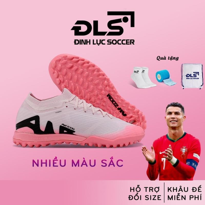 Giày Bóng Đá Va Pô 15 E Lít ĐINH LỰC SOCCER Đế TF, Upper Vải Dệt Phủ Keo, Đế Đệm