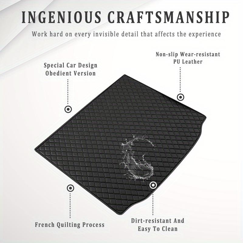 Product Introduction of Car Trunk Mat, Durable Trunk Tray Liner Cargo Pads, Stylish Car Accessories for Suzuki for Swift 2005-2013 7