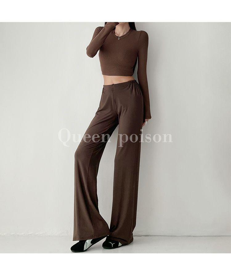 Product Introduction of Quần Tập Thể Dục Yoga Thể Thao Xếp Nếp, Dành Cho Nữ, Phong Cách Lười Biếng Mùa Thu, Dài Đến Chân, Ôm Hông, Ống Rộng, Cỡ Nữ, Cỡ Gợi Cảm, Tỷ Lệ Eo-Hông, Được Thu Thập Bởi 964 Người 12
