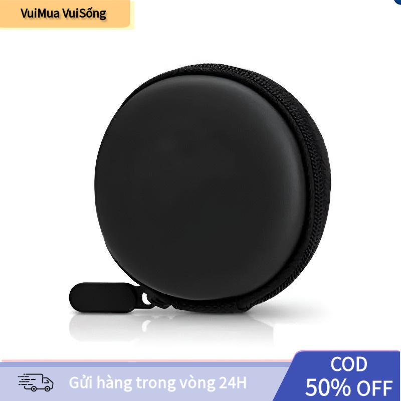 Túi đựng tai nghe và cáp sạc chất liệu EVA bền bỉ, khóa kéo trơn tru, giữ cho dây không bị rối hay hư hỏng.