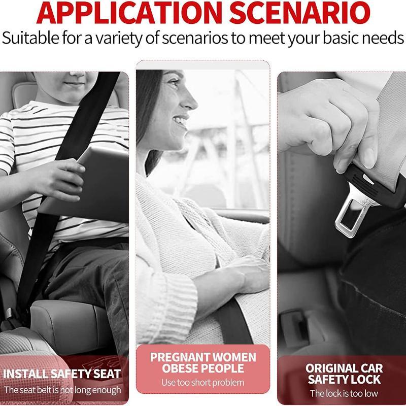 Car Seat Belt Extension Button, Universal Car Seat Belt Extension Button, Auto Seat Belt Extension Button, Suitable for Most Models, Car Accessories 3