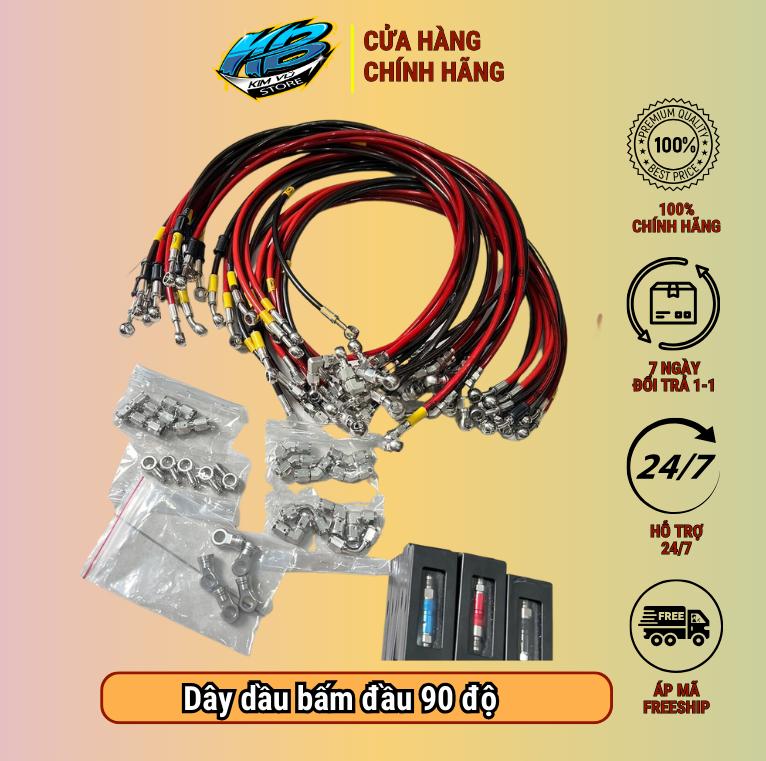 Dây dầu bấm đầu 90 độ hàng chính hảng - Kim Vũ Store Phụ Kiện Phụ Tùng