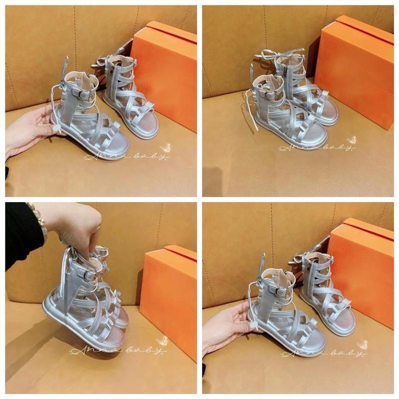 Sabdan Chiến binh Bạc da mềm cho bé gái GenZ size 26-36