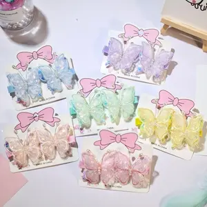 JEPIT RAMBUT ANAK KOREA ANAK PEREMPUAN/JEPITAN KUPU-KUPU CANTIK Fashion Aksesoris Motif