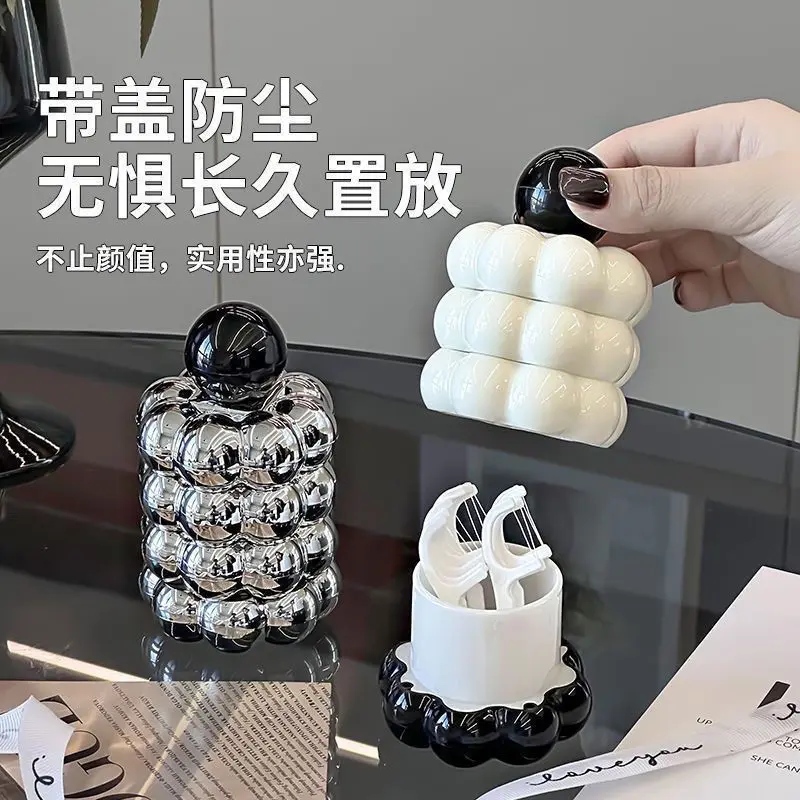 Hộp Đựng Tăm, Sang Trọng Giá Cả Phải Chăng Làm Bằng Bông, Cá Tính Gia Dụng, Sáng Tạo, Thích Hợp Cho Phòng Khách Hộp Đựng Tăm Mới, Tăm Bông