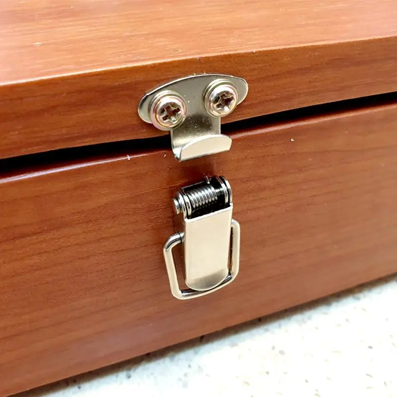 Stainless Steel Duck Bill Box Lock, Heavy Duty Luggage Buckle Clip, Luggage Latch Lever Lock, Suitable for Box, Toolbox, Drawer, Cabinet & Chest 6