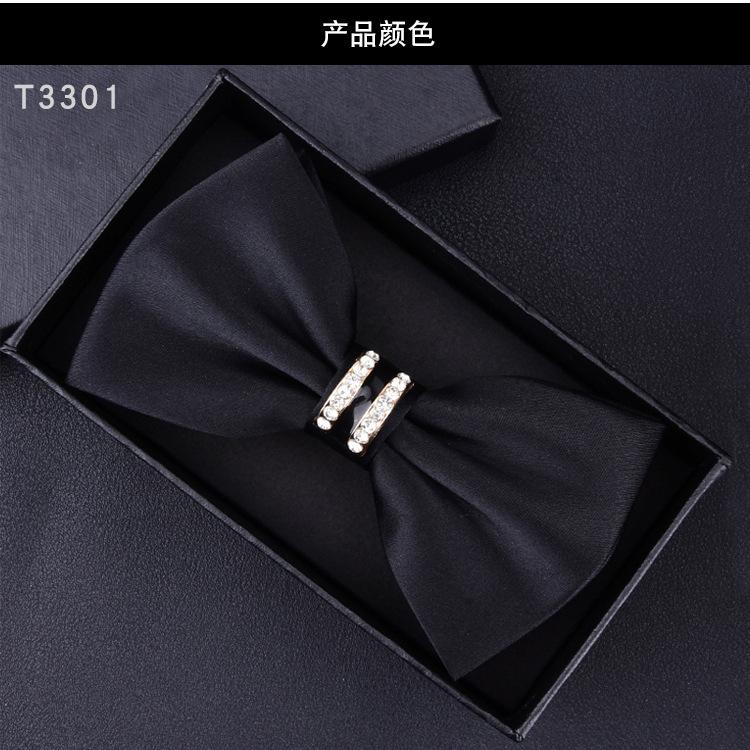 Product Introduction of 6*12cm Red Navy Blue Black Bow Ties Butterfly Banquet Polka Dot Floral Bowtie Accessories Double-layer Jacquard Business Gift Wedding for Men 35