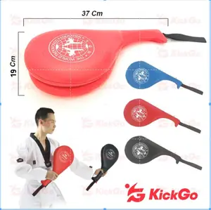 Double Target Taekwondo Pad ( 1 buah)  Import Foot Target Alat Latihan Taekwondo