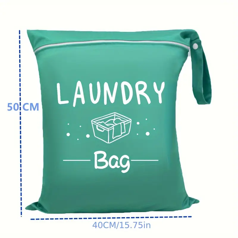 1 Piece/2 Pieces Large Travel Laundry Bag Wet Dry Bag Washable Dirty Clothes Drawstring Bag Swimwear Gym Bag Suitable for Gym Clothes Laundry Wet Clothes Swimming Yoga, Green Pink 1
