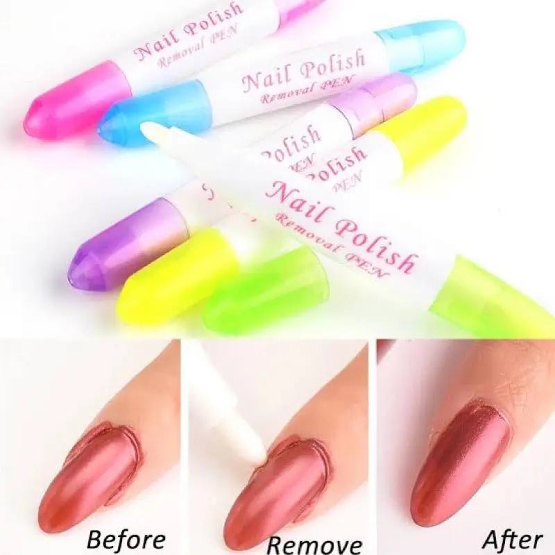 Nail polish corrector pen pembersih kutek pinggiran kutek belepotan / nail corrector pen / penghapus cat kutek / Remover Pen / Nail Gel Polish Removal Nail Polish / Pen Penghapus Kutek/ Nailart  Correcter / Penghapus Lem Kuku / nail remover pen BB AN10