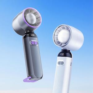 ポータブルハンドヘルドファン、USB充電式ミニファン、100段階風量調整可能、旅行・キャンプ・アウトドア・ショッピング用ハンドヘルドファン