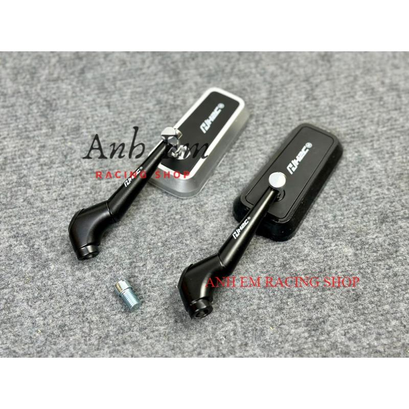 GƯƠNG XE MÁY NHỰA KIỂU HC VUÔNG TẶNG KÈM ỐC 10li GẮN BÊN TRÁI 