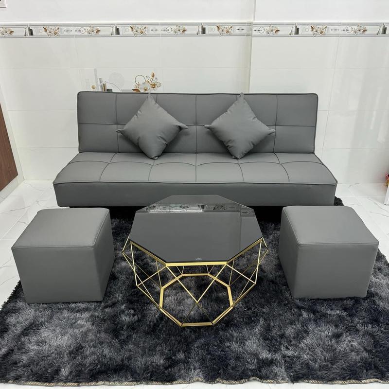 Trọn Bộ Sofa Ghế Giường Thông Minh Cho Phòng Khách 170*96*36cm Kèm Bàn Kim…