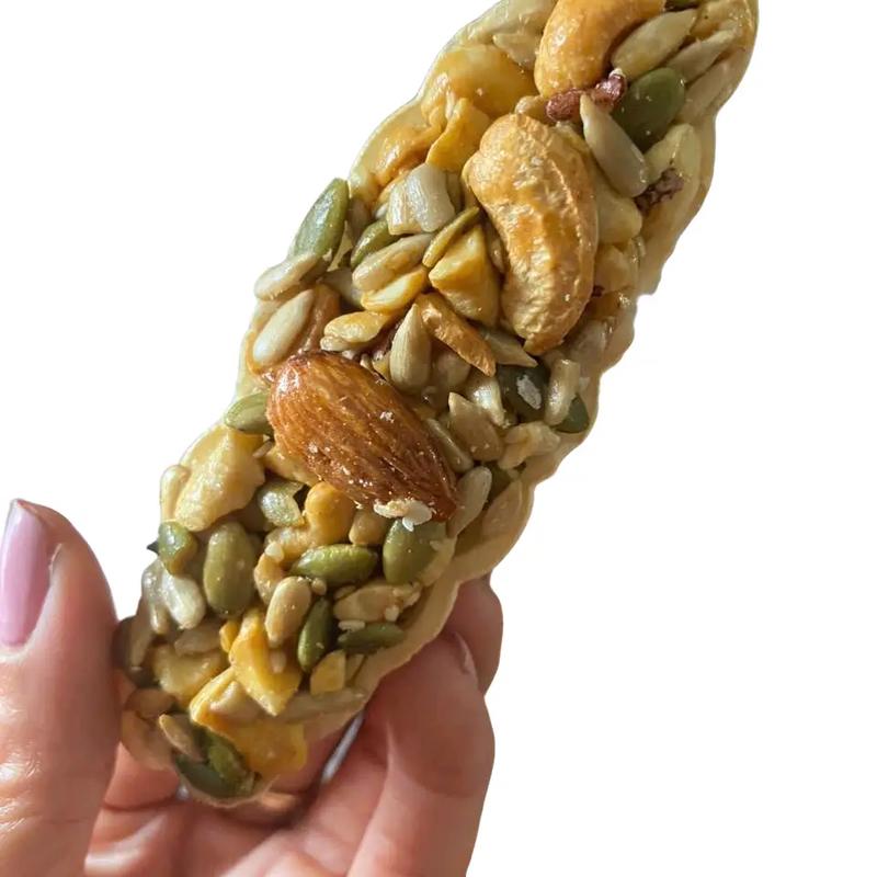 Bánh thuyền mix hạt dinh dưỡng Mật ong (có gạo lức) Túi 500gr hoa mai Snack