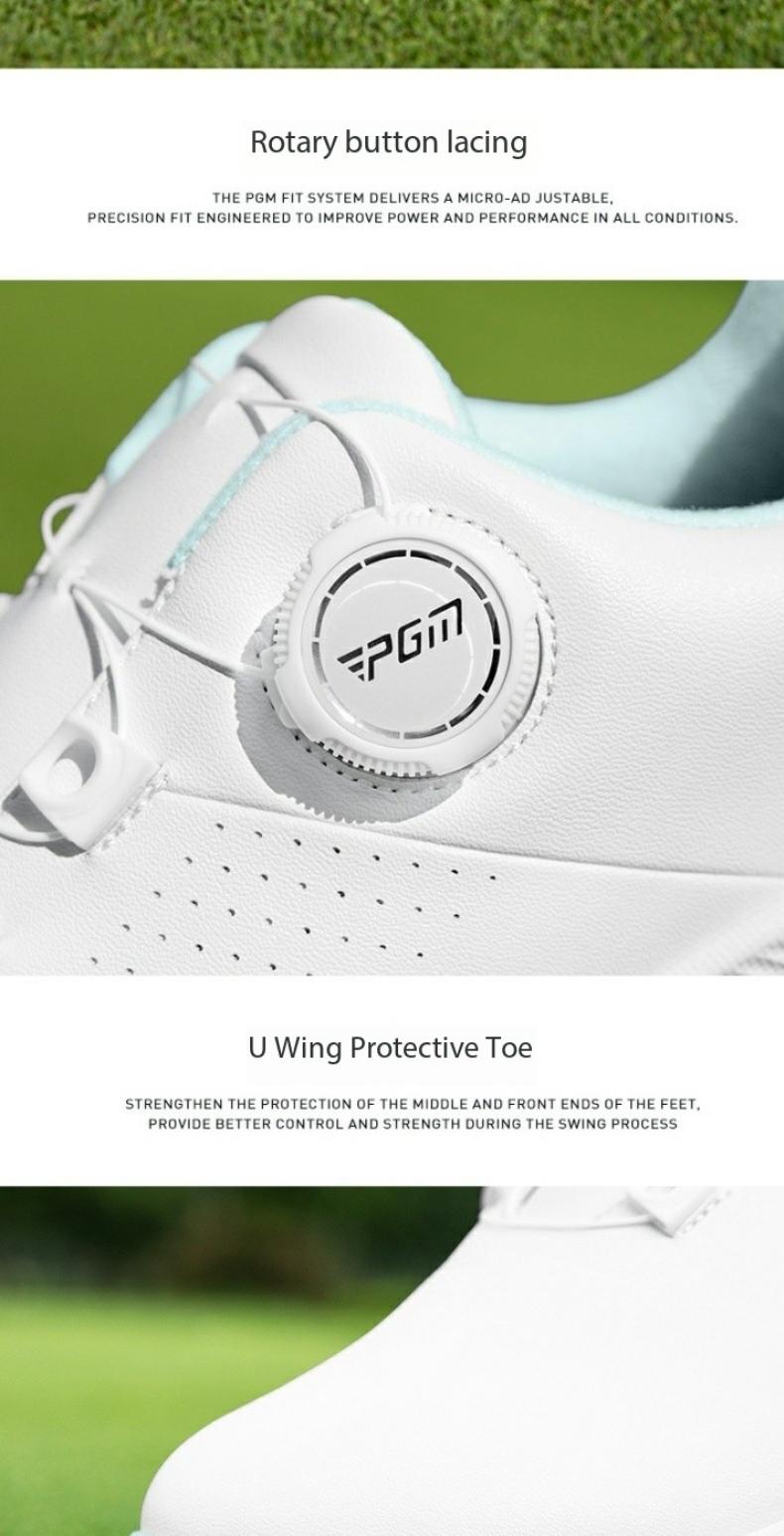 Product Introduction of [PGM] Summer Golf Women's Sneakers Women's Waterproof Knob Shoelace Height Increasing Non-Slip Women's Shoes Women's Sports Shoes Xz403 18