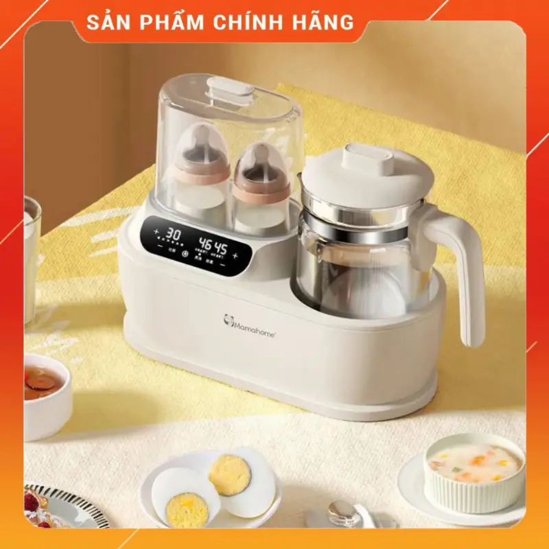 [Giao hàng miễn phí] Máy Hâm Sữa Đa Năng - 6 In 1 - Tiệt Trùng Vi Khuẩn - Đun Nước Pha Sữa - Khử Clo - An Toàn Cho BéBé thích ăn chay  baby love vegan