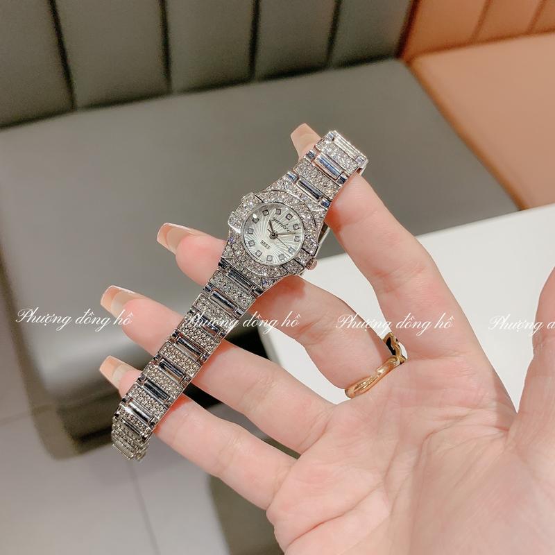  B10 Đồng hồ nữ Yunkou Nhỏ xinh Fulk đá sáng cao cấp Đeo tay Watch 