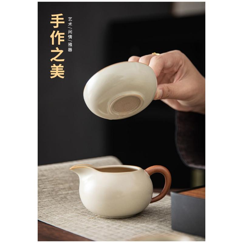 Product Introduction of Bộ Lọc Trà, Nồi Chậu Ru Màu Be, Tách Trà Gốm Sáng Tạo, Tách Trà Cách Ly, Phụ Kiện Bộ Trà, Với Bộ Lọc Trà 26