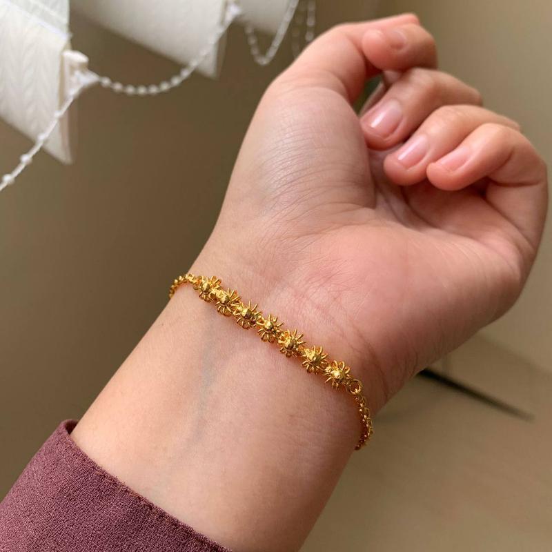 Set Mini Gelang dan Kalung Model Matahari Minimalis 3