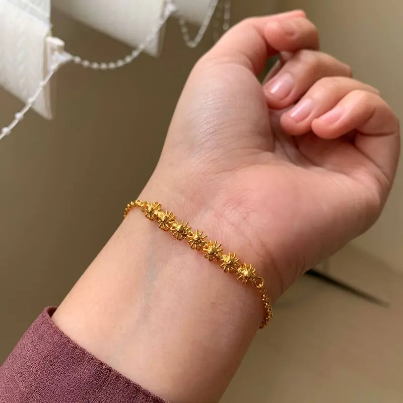Set Mini Gelang dan Kalung Model Matahari Minimalis 3