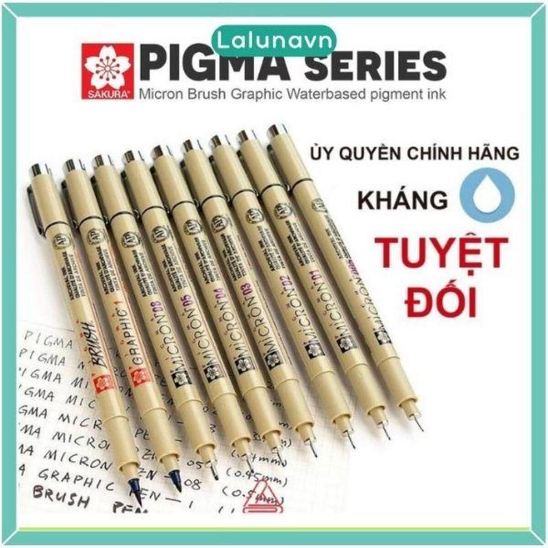 Bút Line Đi Nét Sakura Pigma Micro Đủ Size chống nước Lalunavn A29