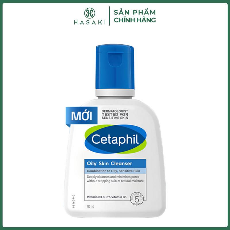  Sữa Rửa Mặt Cetaphil Dịu Lành Cho Da Dầu Nhạy Cảm 125ml Oily Skin Cleanser | HASAKI BEAUTY 
