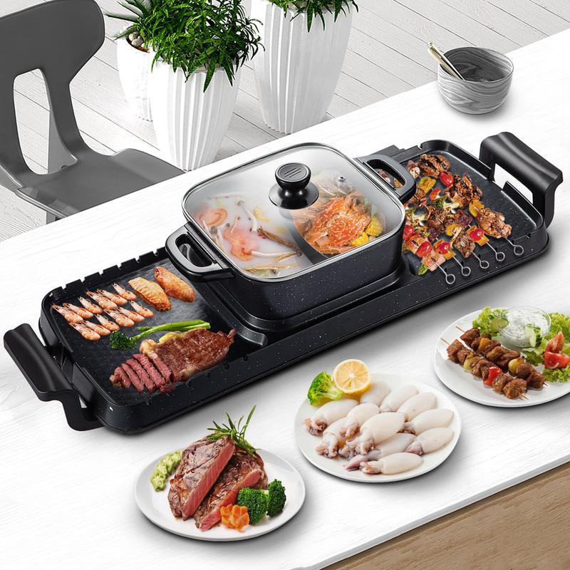 Electric hot pot grill best sale