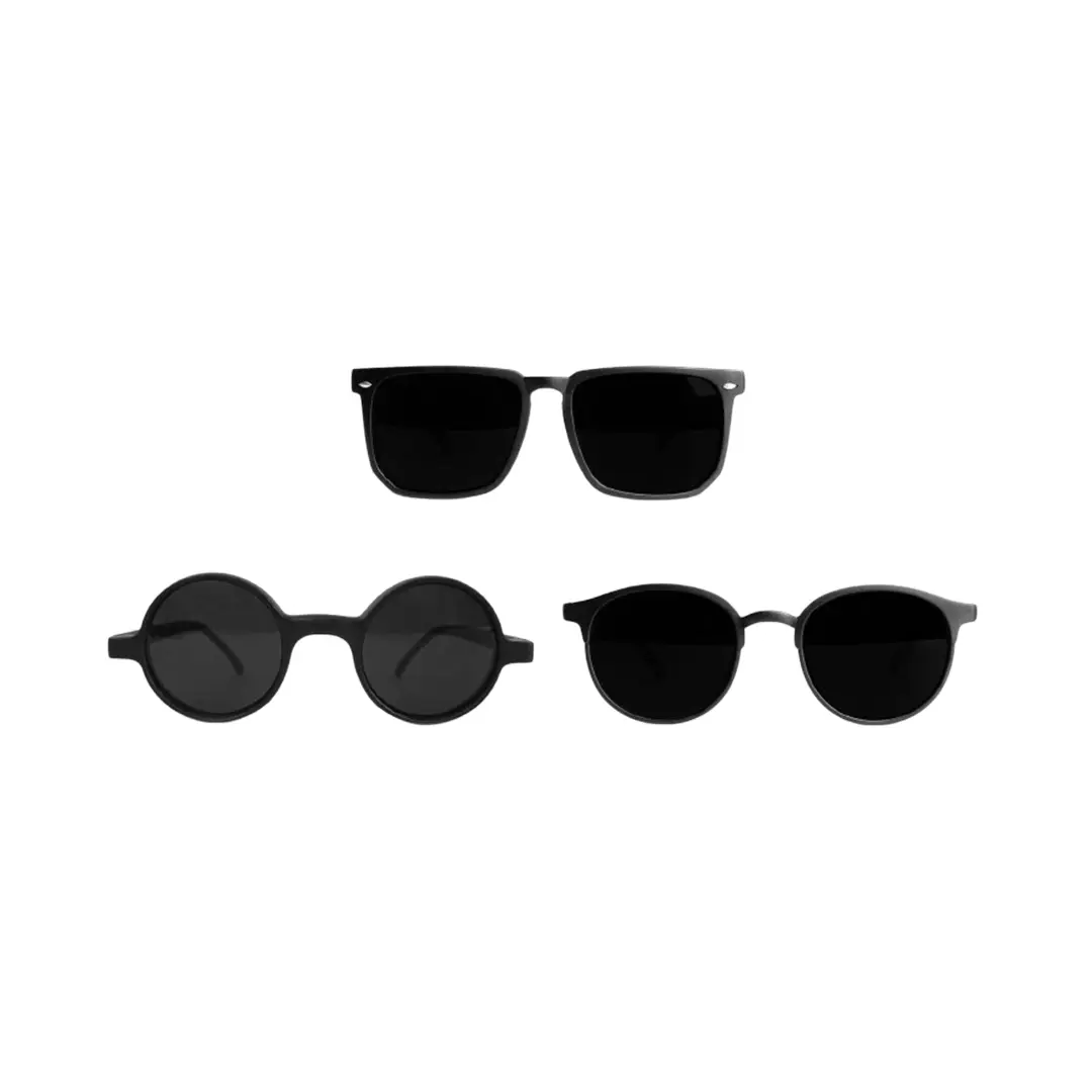 The Don's House KACAMATA - Kacamata Gaya Segi Empat  Oval  Bulat Tren Style Sunglasses Anti Silau retro Lensa Eyewear