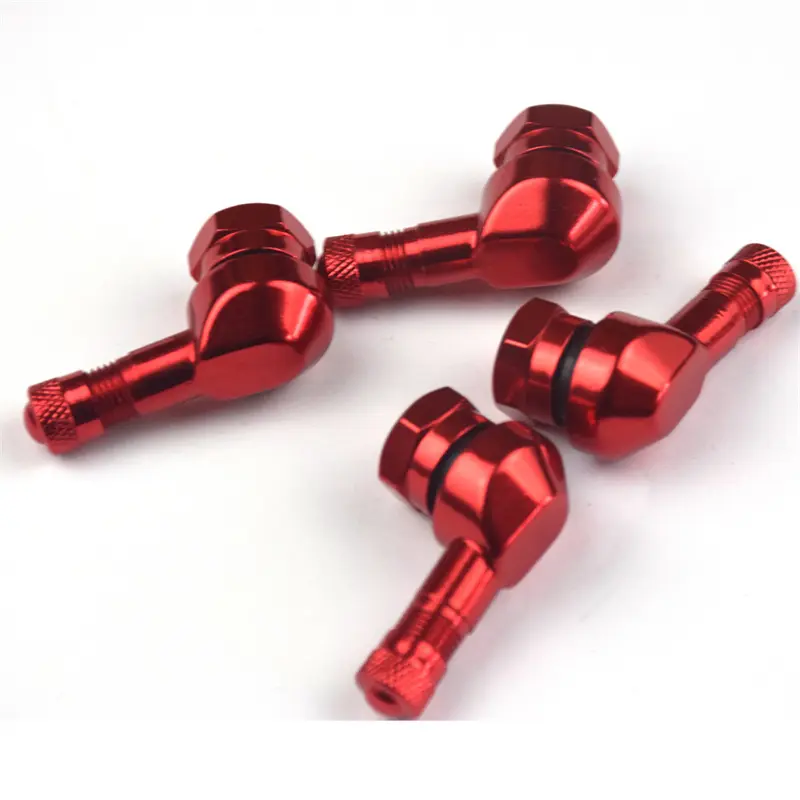 2PCS Aluminum Alloy Valve Motorcycle Rim 90 Degree Angle Motorcycle Wheel Tire Tubeless Valve Stems for Rim Wheel Parts
