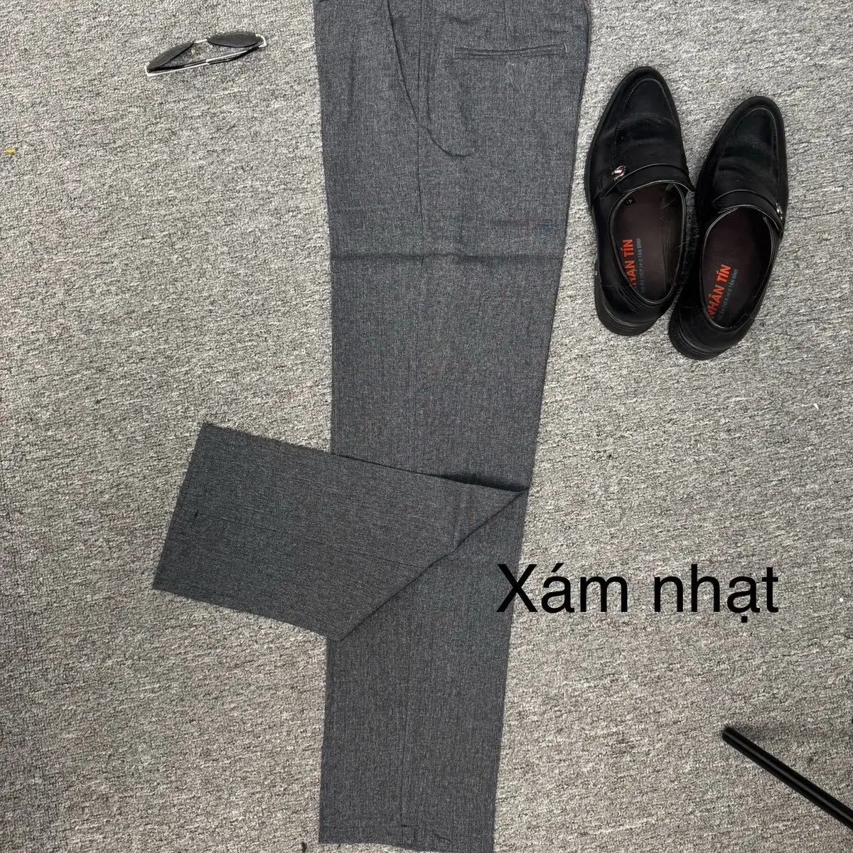 Quần Tây trung niên chất liệu vải bố thung