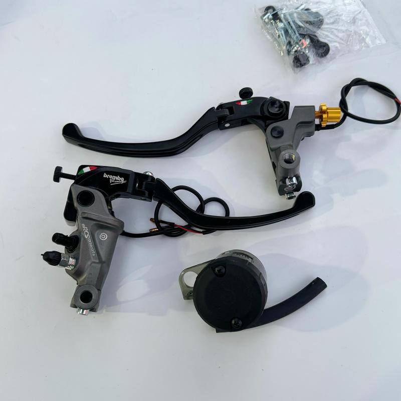 Cặp tay thắng brembo bình dầu rời costa 19mm ắc đen cao cấp