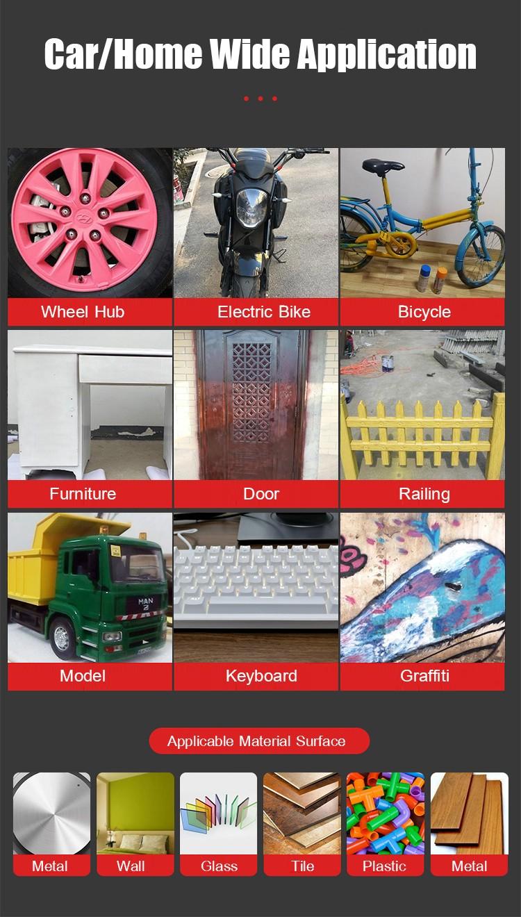 Handheld Automotive Touchup Pen with German Selfspray Paint Black and White Rustproof Chrome Coating