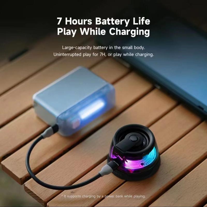 Product Introduction of G100 portable Bluetooth magnetic suction led Speaker Speaker car desktop camping mini audio extra bass Walkman Cable Charging 28