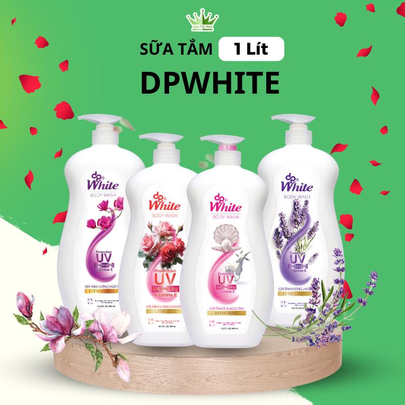  dp CLEAN Sữa Tắm Dưỡng Ẩm dpWhite 450ml - 1L Công Nghệ Malaysia Làm Sáng Mịn Và Bảo Vệ Da Thơm Lâu Quyến Rũ Với Thành Phần Tự Nhiên Và Vitamin E 