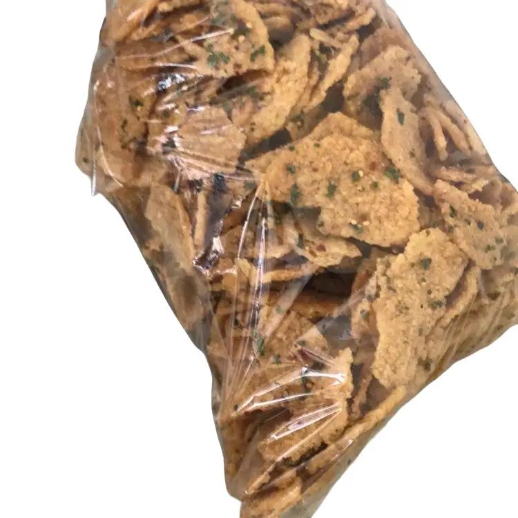  Cơm cháy mắm hành loại bể túi 500gram Ăn Vặt Snack Food Cay Thức Ăn 