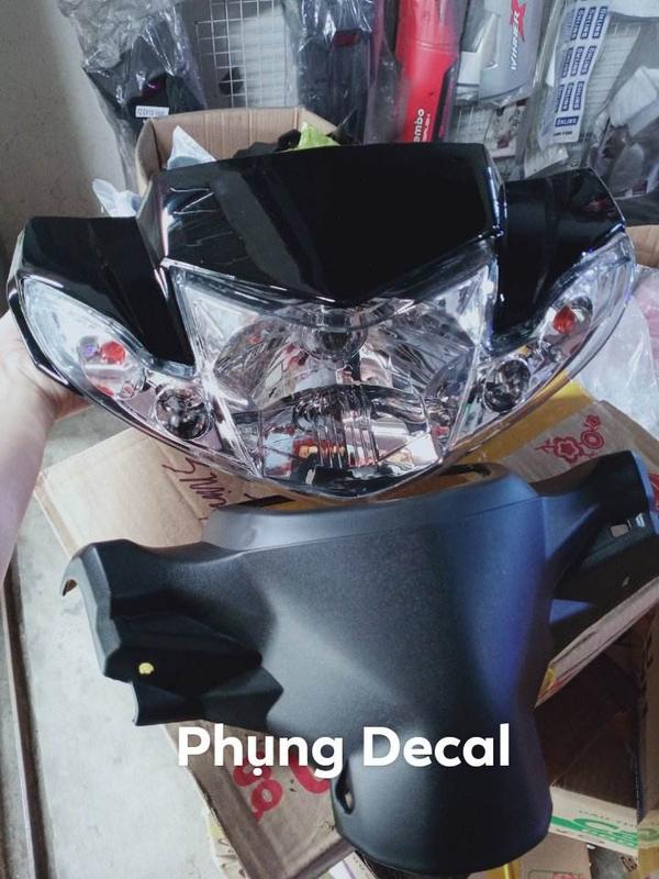 Trọn bộ đầu đèn helo Phanh cơ ( thắng đùm ) lắp Sirius sihelo  gắn