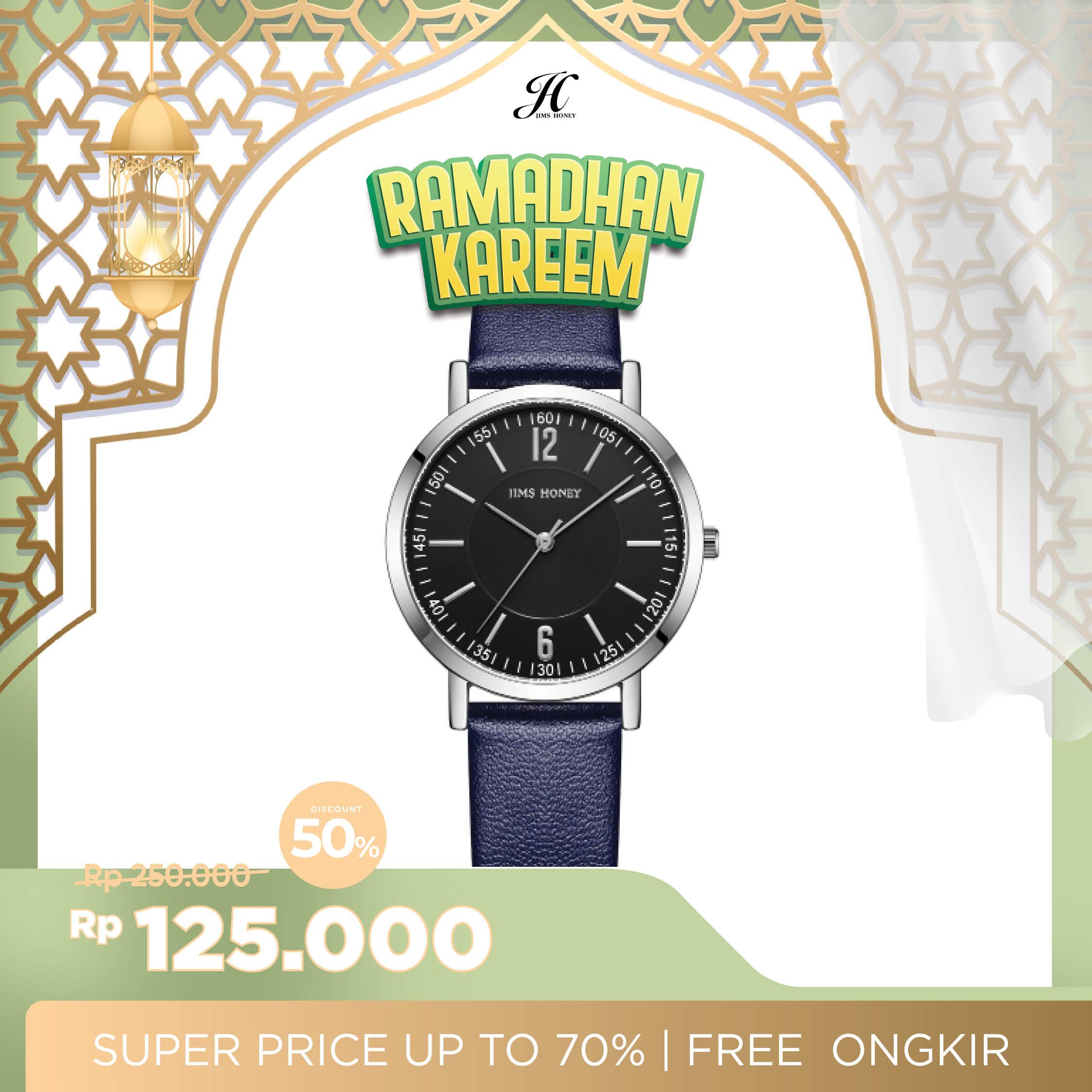 JIMS HONEY JAM TANGAN WANITA JHW 11 (FREE BOX + BATERAI)