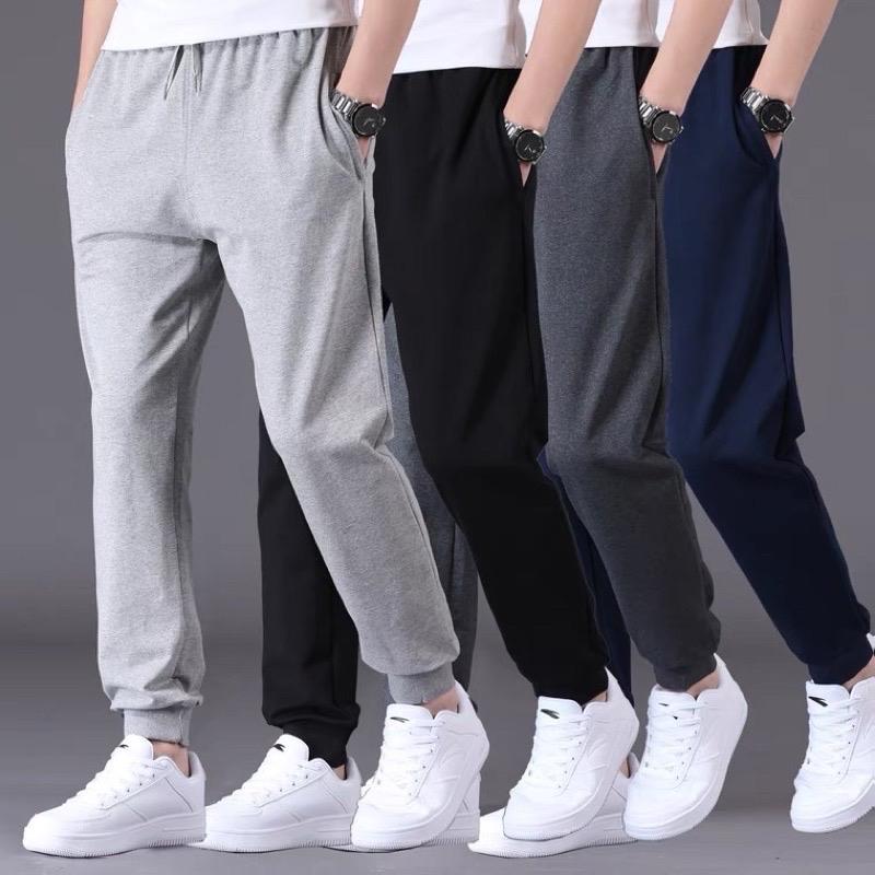 Quần Jogger Nam Nữ Trơn Basic Thun Poly Phong Cách Thể Thao Năng Động Cá Tính Unisex KHANH STORE 24 Sport Gym Tập Gym
