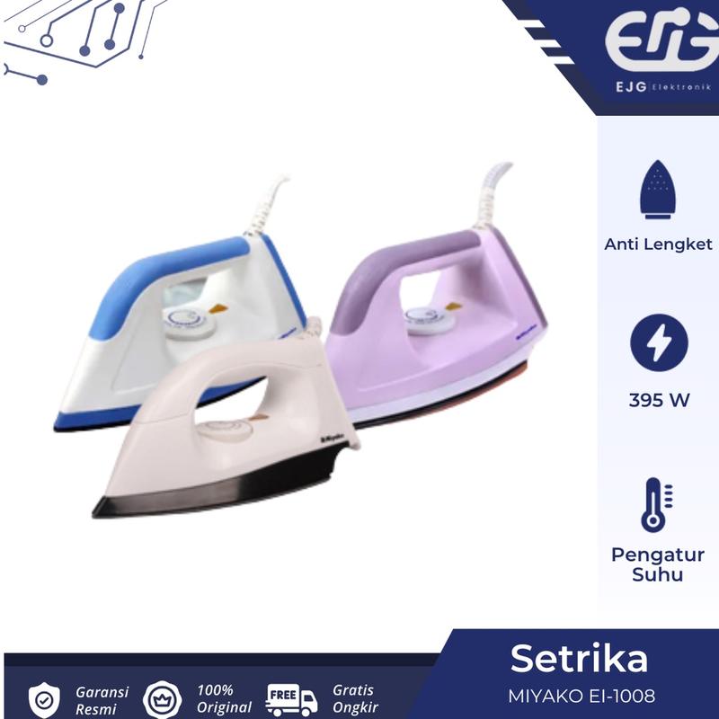 MIYAKO Setrika Listrik EI 1008M - 395W EI1008 M 0