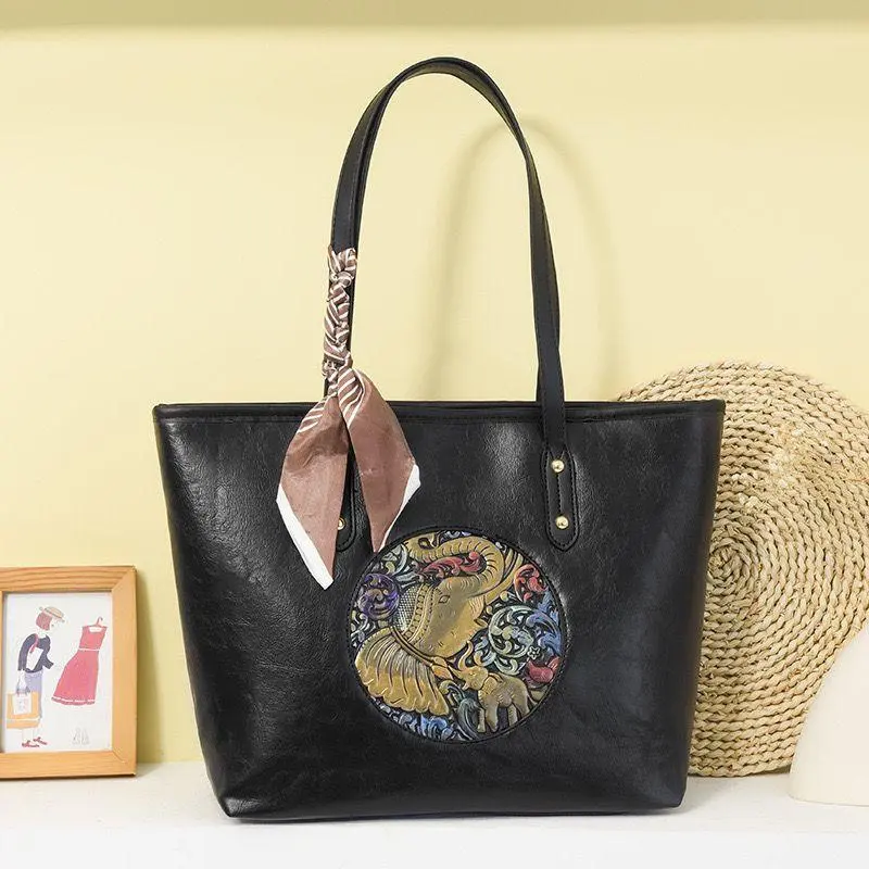 MOONBAGS Exclusive Tas Tote Bag Gajah BANGKOK Fashion Muat Laptop - 307