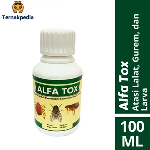 Alfa Tox 100 ml – Pengendali Lalat - Pengendali Larva & Kutu Ternak - Untuk Sapi - Kambing - 100 ml